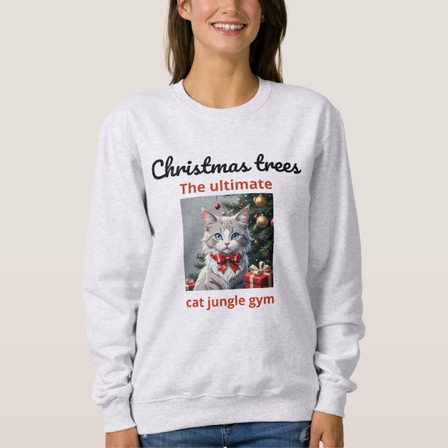 Sweatshirt Arbres de Noël : le dernier sport de la jungle de  (Devant)