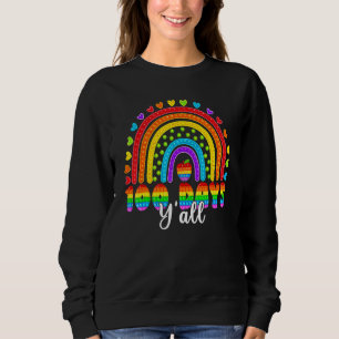 Sweatshirt Arc-en-ciel 100 jours vous poppez 100e jour d'écol