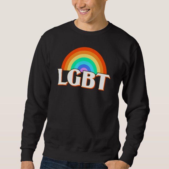 Sweatshirt Arc-en-ciel Lgbt (Devant)