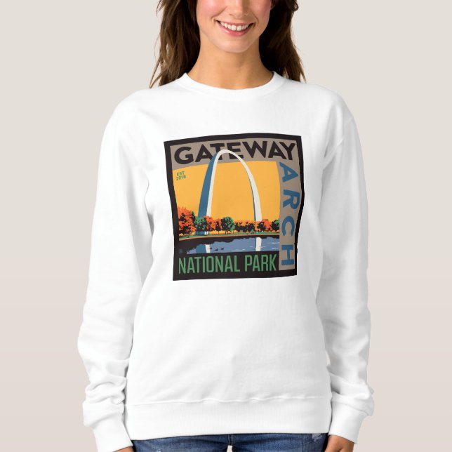 Sweatshirt Arche de passerelle | St. Louis, Missouri (Devant)