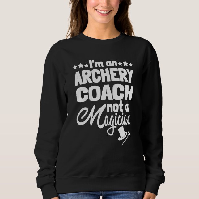 Sweatshirt Archer Arrow Target   Bow Bowman Archery Coach (Devant)