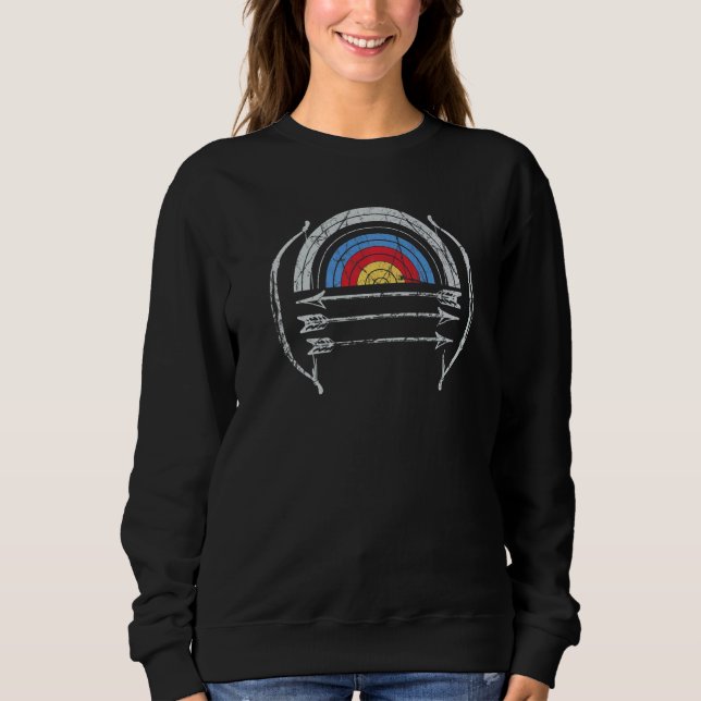 Sweatshirt Archery Bowman Bowwman Bow Arrow Hunter Archer (Devant)