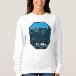 Sweatshirt Arches National Park Utah Night Sky Vintage