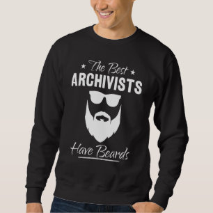 Sweatshirt Archiviste barbu masculin  Les meilleurs archivist