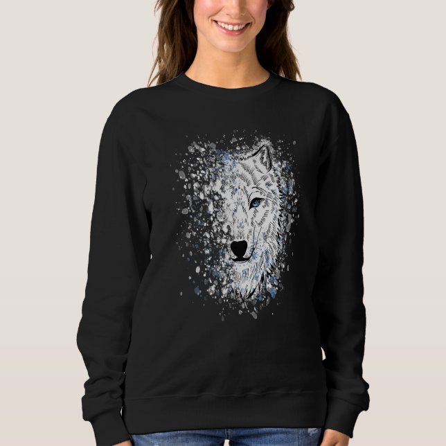 Sweatshirt Arctic Wolf Polar Wolf Cool Premium (Devant)