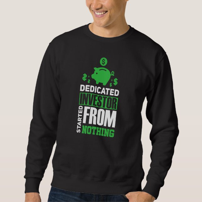 Sweatshirt Argent d'investisseur dédié Marché boursier T (Devant)