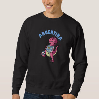 Sweatshirt Argentina Dino Argentinian Flag Rex Soccer Ball Di