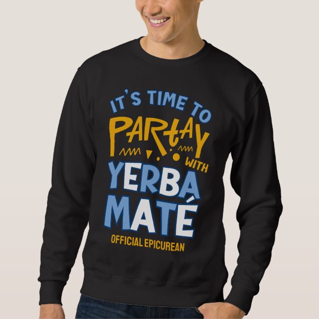 Sweatshirt Argentine PARTAY élégant AVEC YERBA MATÉ (Devant)