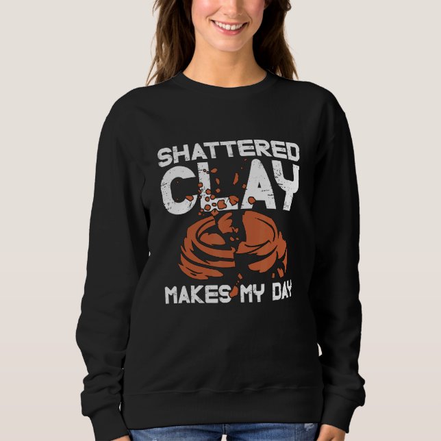 Sweatshirt Argile Brisée Rend Le Tir aux Plateaux de Compétit (Devant)