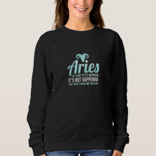 Sweatshirt Aries Faits Astrologie Horoscope Symbole Zodiaque 