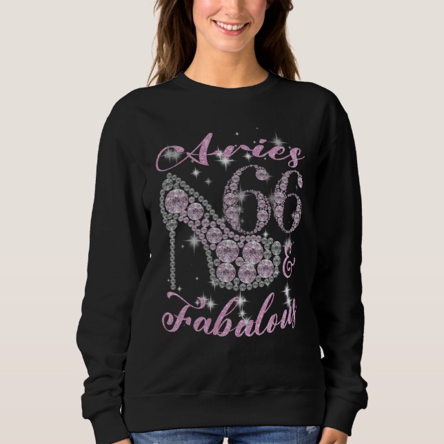 Sweatshirt Aries Women 66 & Fabulously Sparkly High Heels 66t (Devant)