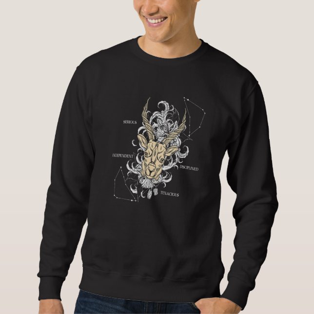 Sweatshirt Aries Zodiac Sign   (Devant)