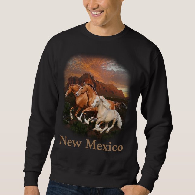 Sweatshirt Arizona Chevaux sauvages (Devant)