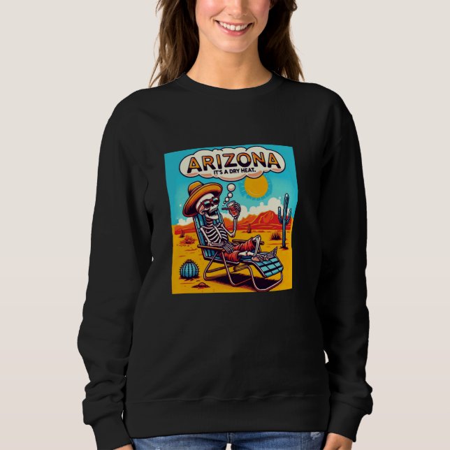 Sweatshirt Arizona Skeleton Bone sec Chaleur (Devant)
