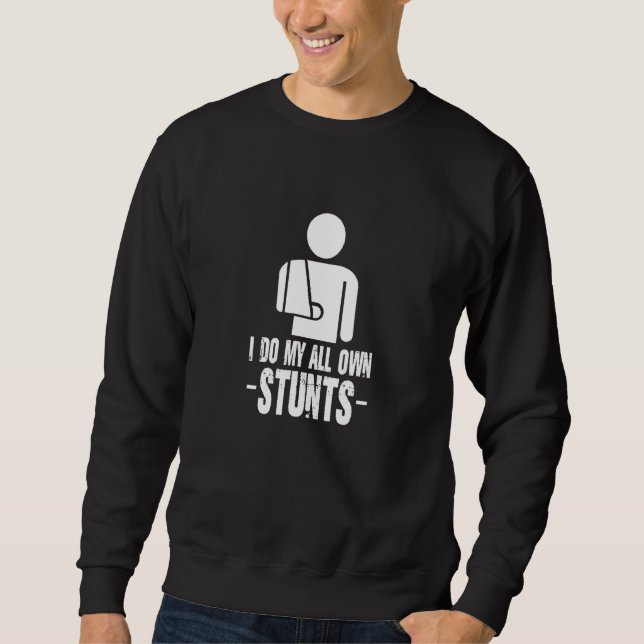 Sweatshirt Arme brisée Stunts Bone Bone Bone Bone Sling Arm G (Devant)