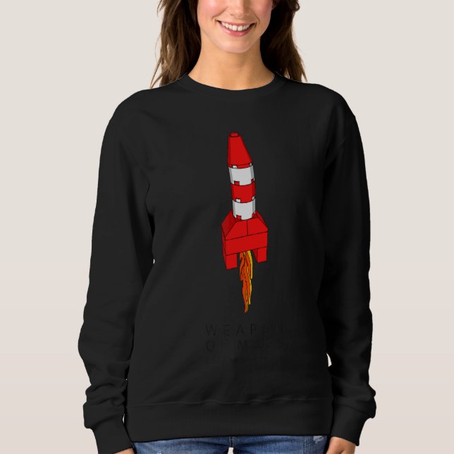Sweatshirt Arme De Construction De Masse Puissance Infinie De (Devant)