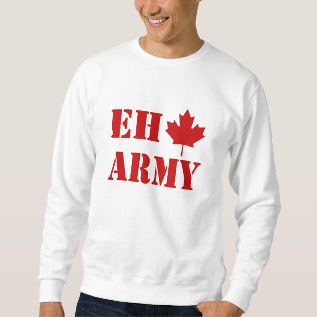 Sweatshirt Armée du Canada Eh (Devant)