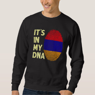 Sweatshirt Arménie Dans Mon Équipe Drapeau Arménien Adn Armén