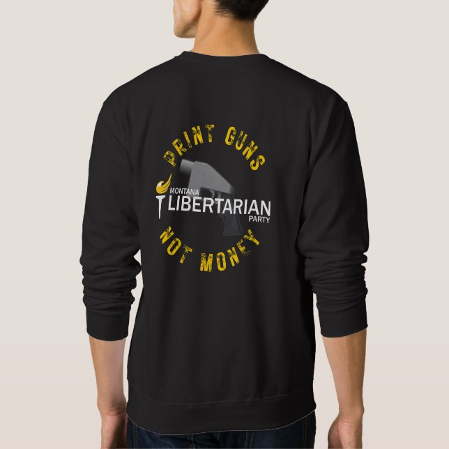 Sweatshirt Armes À Impression MTLP, Pas De Manches D'Argent L (Dos)