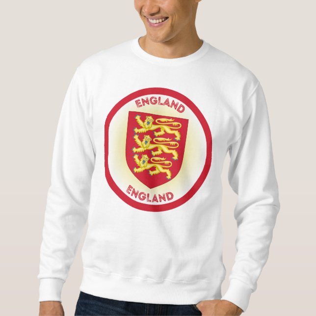Sweatshirt Armoiries d'Angleterre Forme circulaire (Devant)