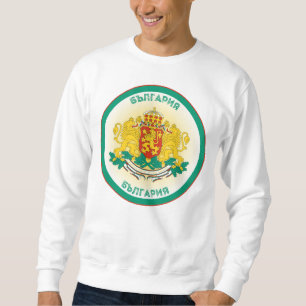Sweatshirt Armoiries de Bulgarie de forme circulaire 
