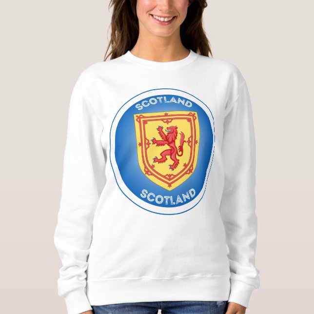 Sweatshirt Armoiries de l'Écosse Forme du cercle (Devant)