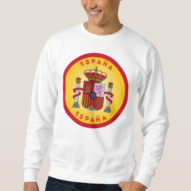 Sweatshirt Armoiries d'Espagne de forme circulaire  (Devant)