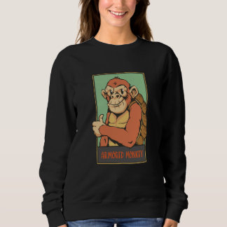 Sweatshirt armored monkey