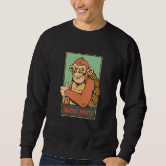 Sweatshirt armored monkey