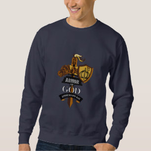 Sweatshirt Armure De Dieu Conception du texte biblique