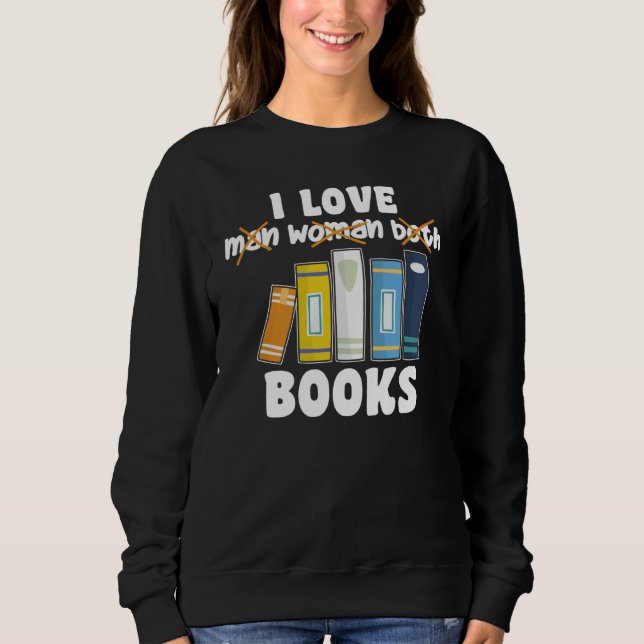 Sweatshirt Aroace Books  Books In Aroace Flag (Devant)