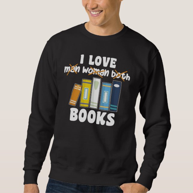 Sweatshirt Aroace Books  Books In Aroace Flag (Devant)