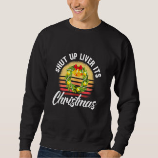 Sweatshirt Arrêter le foie Boire Retro Sunset Vintage Christ