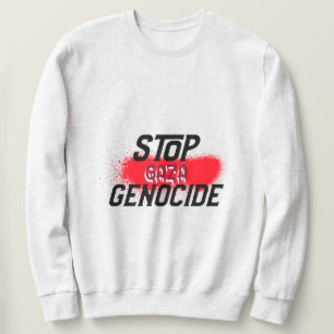 Sweatshirt Arrêter le génocide de Gaza