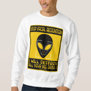 Sweatshirt Arrêtez la reconnaissance faciale