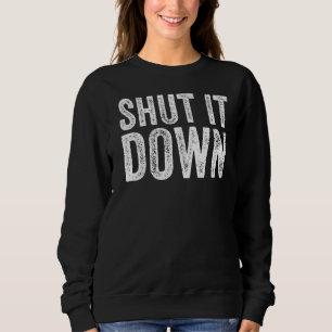 Sweatshirt Arrêtez-le Drôle Drôle Dit Sarcastique Vintage Ret