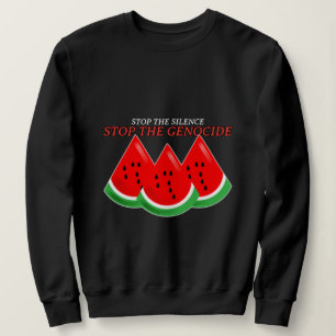 Sweatshirt Arrêtez Le Silence Arrêtez Le Génocide Gaza