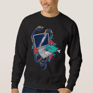 Sweatshirt Arrière-plan de l'ordinateur serpent