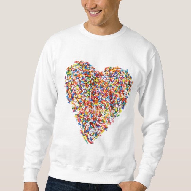 Sweatshirt arrose le coeur (Devant)