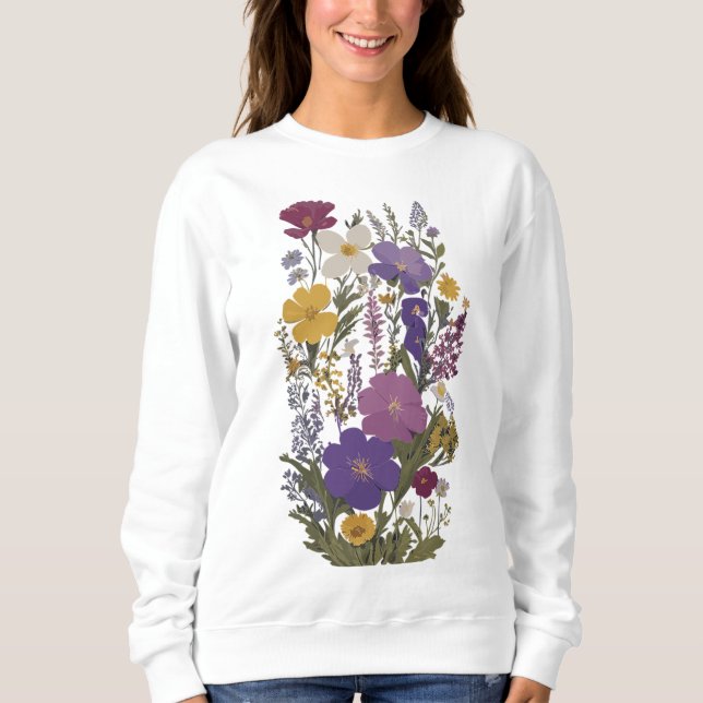 Sweatshirt Art botanique (Devant)