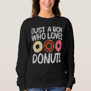 Sweatshirt Art cool Donut Pour Garçons Enfants Sucre Glaqué C