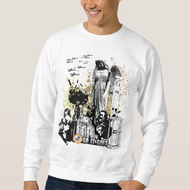 Sweatshirt Art de vecteur de l'abattoir cinq (Devant)