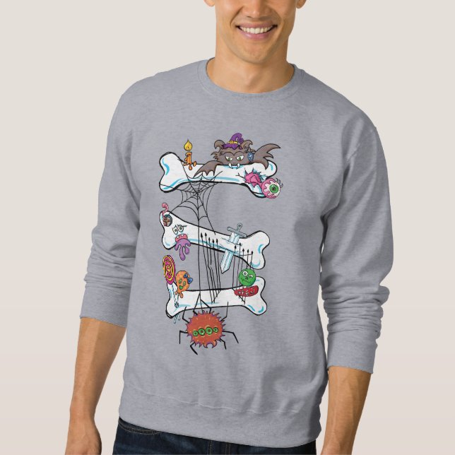 Sweatshirt Art d'horreur gothique (Devant)