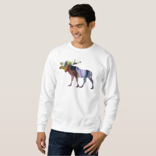 Sweatshirt Art d'orignaux