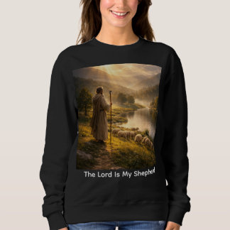 Sweatshirt Art du paysage du Bon Berger au coucher du soleil