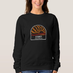 Sweatshirt Art novateur coucher de soleil coloré Sydney Austr
