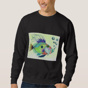 Sweatshirt Art Poisson De Sharon Cummings