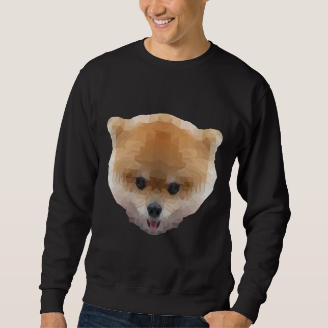 Sweatshirt Art Poméranien 182 (Devant)