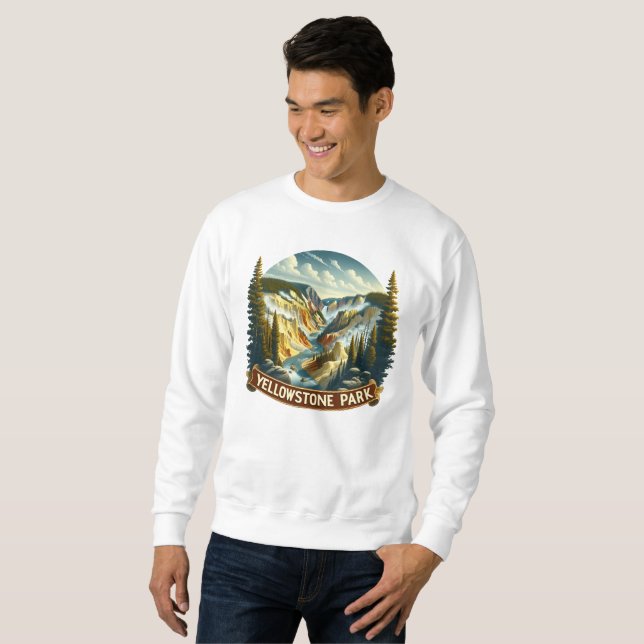 Sweatshirt Art Yellowstone (Devant entier)