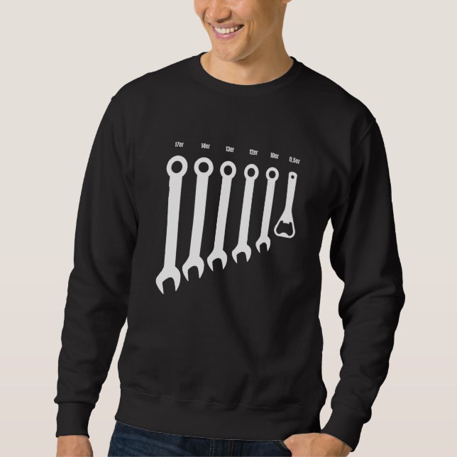 Sweatshirt Artisanat 0 5 Vis Bague Bouteille Ouverture (Devant)